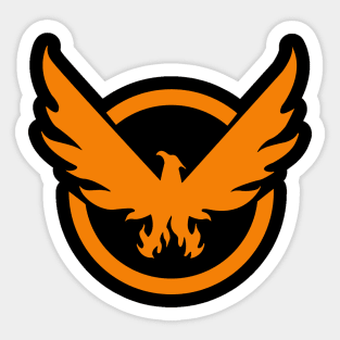 The Division - Orange Logo Sticker